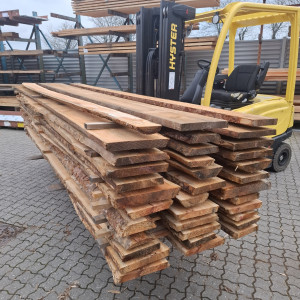 Lærketræ 37stk. 38-50mm Kalmar brædder 3,60m