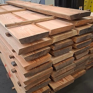 43 stk Høvlet på 2 sider Kalmarplanker 50x200x400x1800 mm