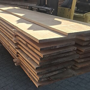 21 stk Lærketræ 25 x 400/450 x 4,20m